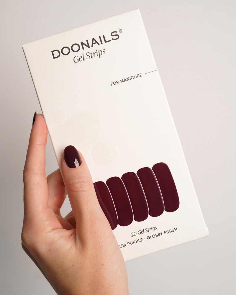 Plum Purple Strisce in gel - Doonails Italy