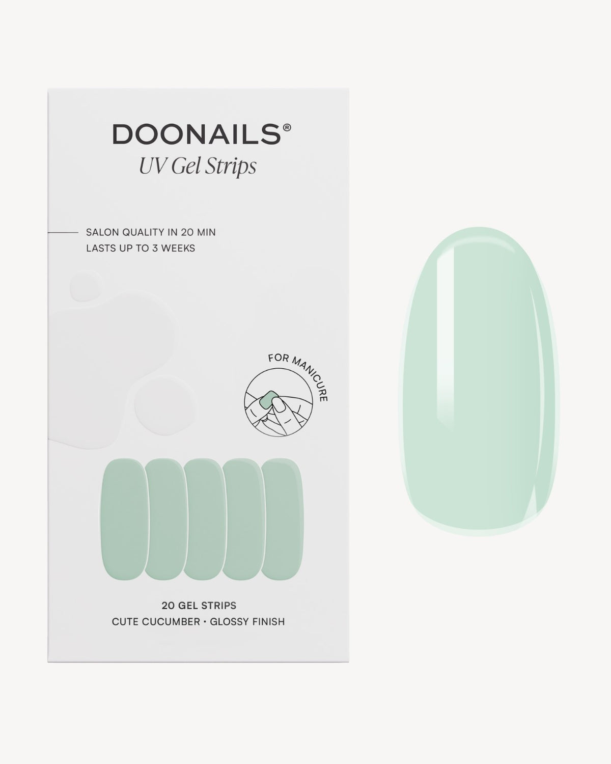 Strisce in gel Cute Cucumber - Doonails Italy