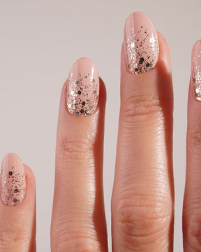 Strisce in gel Gold Glitter Ombre