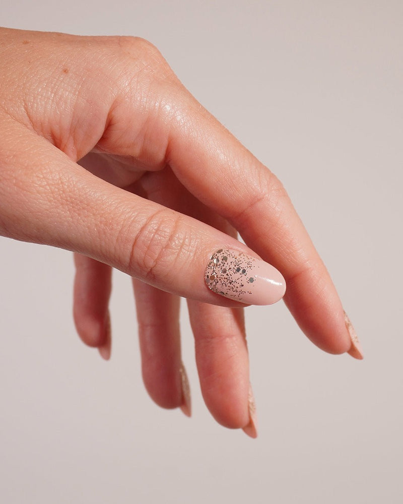 Strisce in gel Gold Glitter Ombre - Doonails Italy