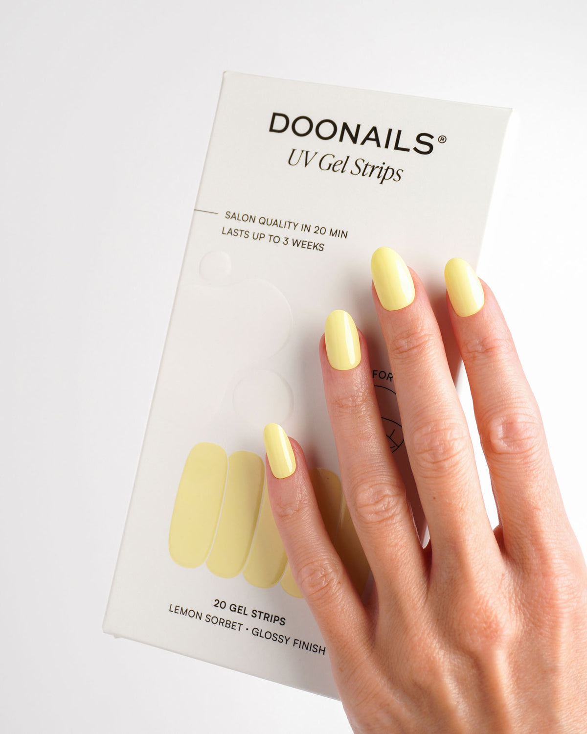 Lemon Sorbet Strisce in Gel UV