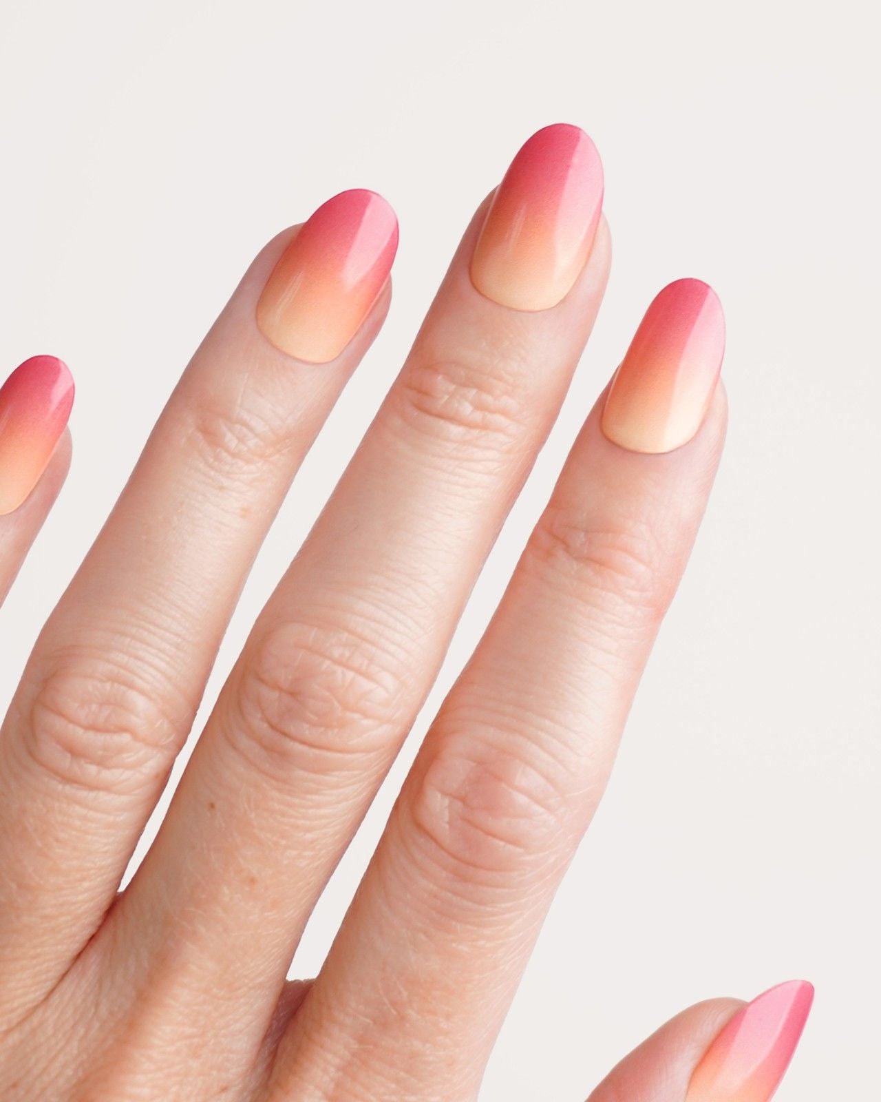 Strisce in gel Orange Pink Ombre