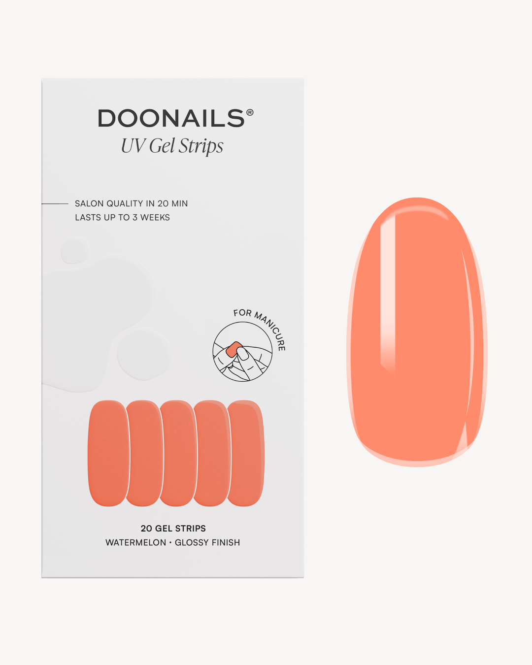 Strisce in gel Watermelon - Doonails Italy