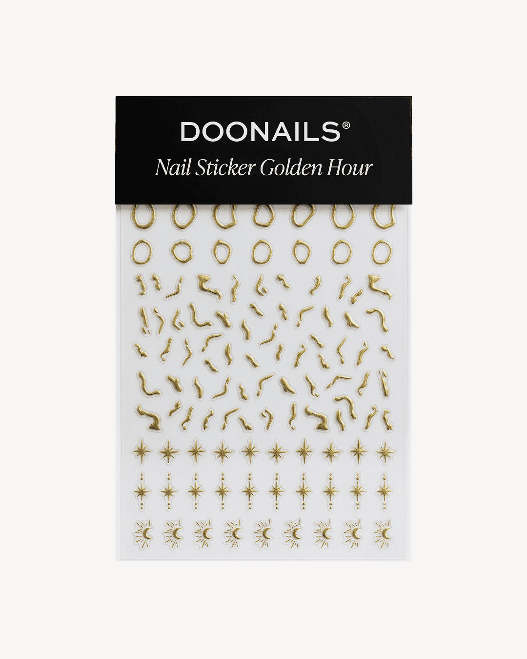 Sticker per unghie Golden Hour