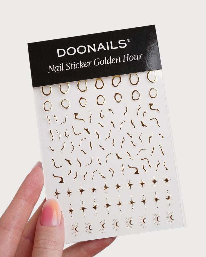 Sticker per unghie Golden Hour