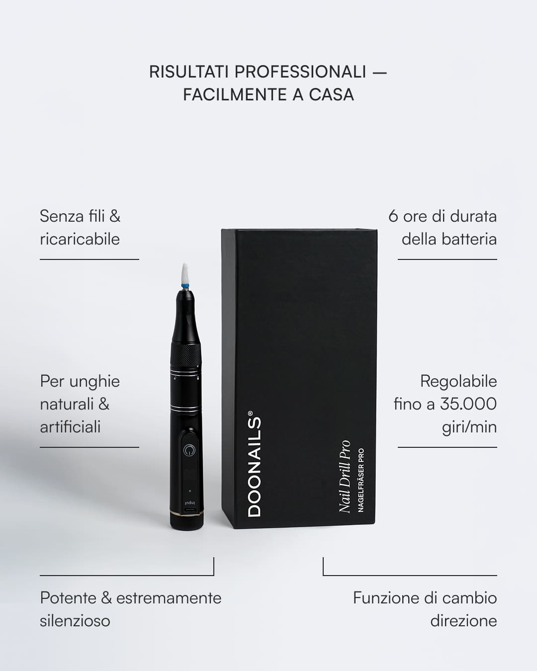 Fresa per unghiedoonails
