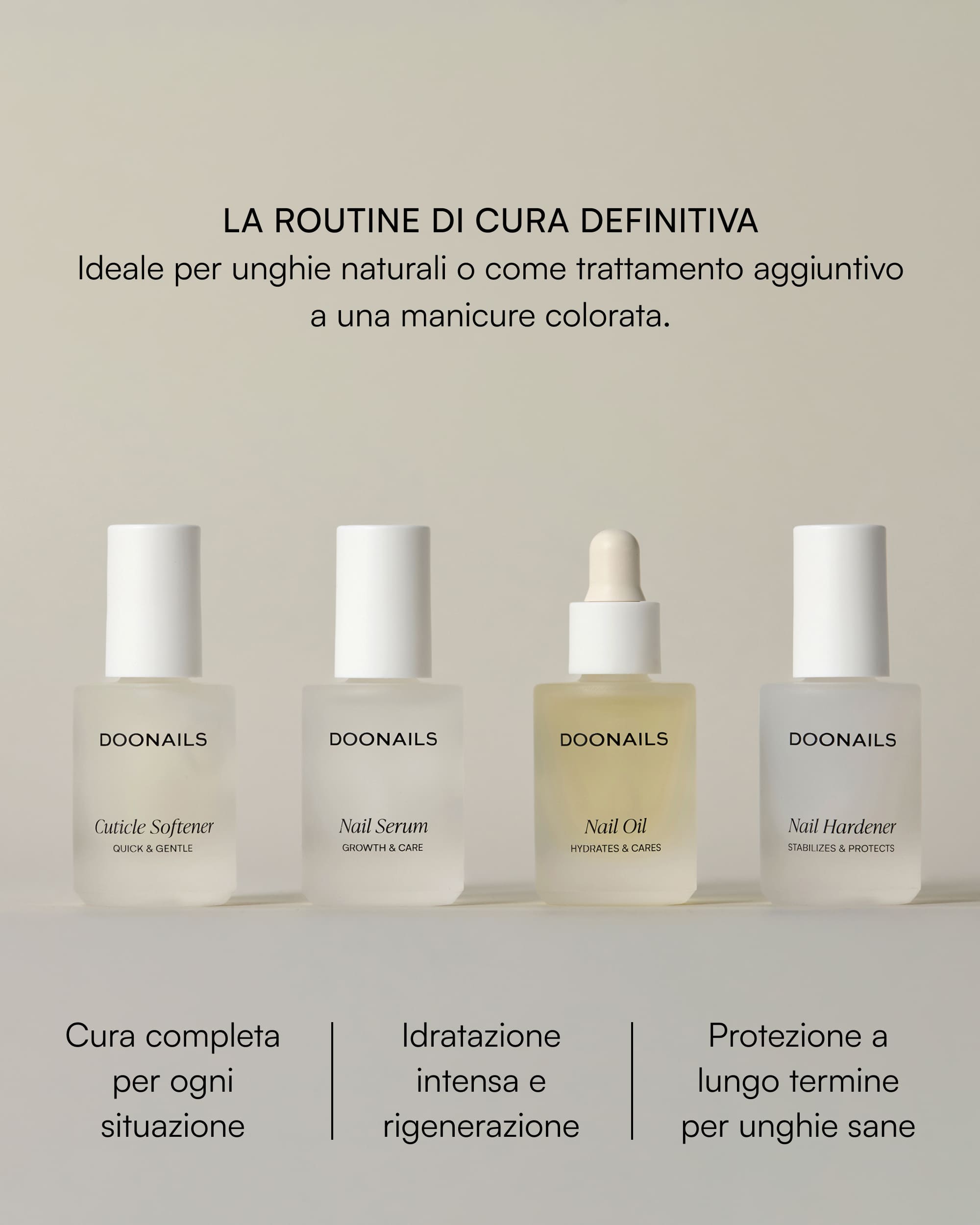 Set completo per la cura delle unghie