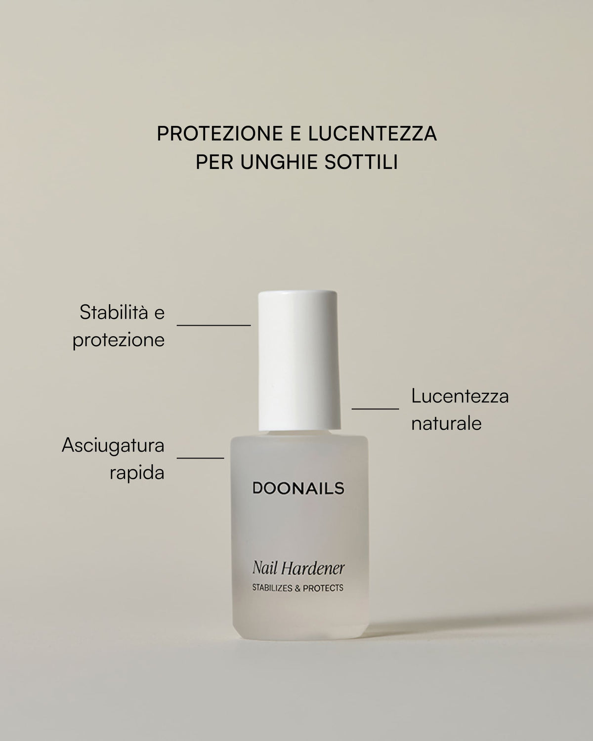 Indurente per unghie