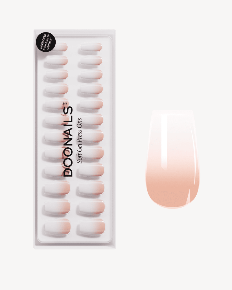 Babyboomer Corte Coffin Press Ons in Soft Gel