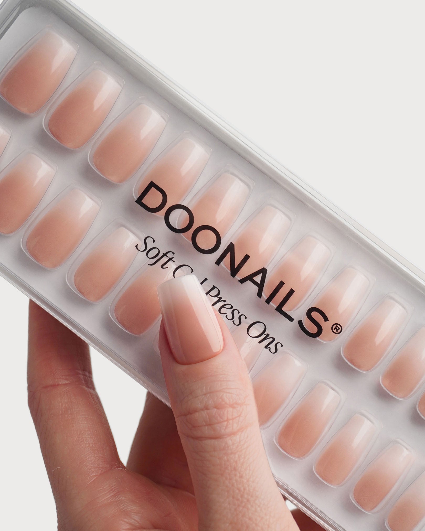 Babyboomer Corte Coffin Press Ons in Soft Gel