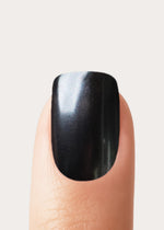 Black Pearl Extra Corte Quadrate Press Ons in Soft Gel
