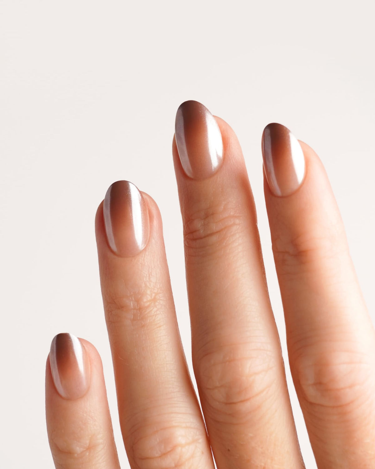 Press Ons in Soft Gel Brownie Rotondo Corte - Doonails Italy