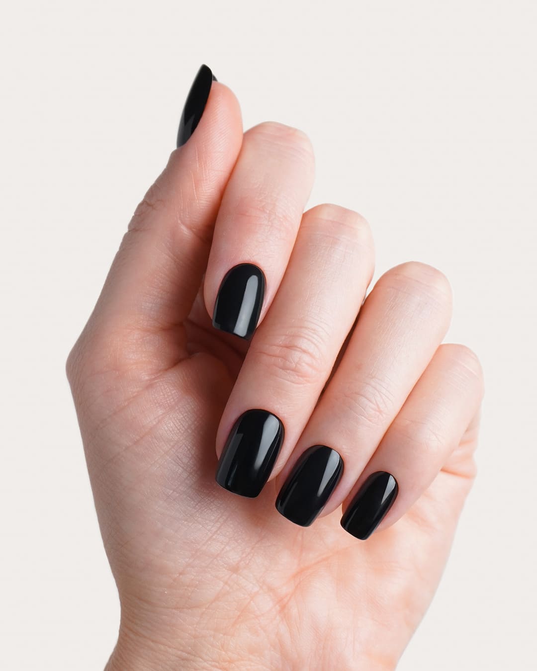 Soft Gel Press Ons Dark Dream Short Square