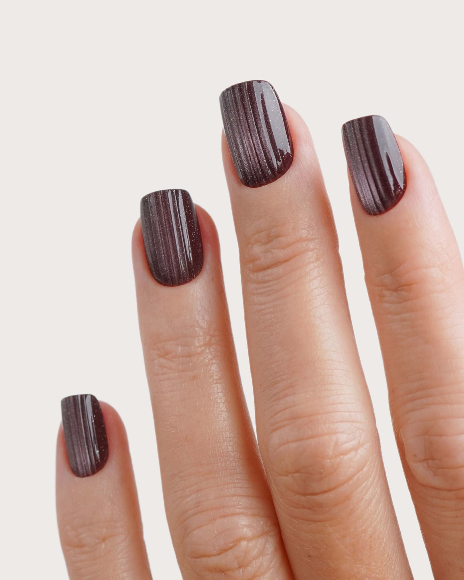 Espresso Martini Corte Quadrate Press Ons in Soft Gel