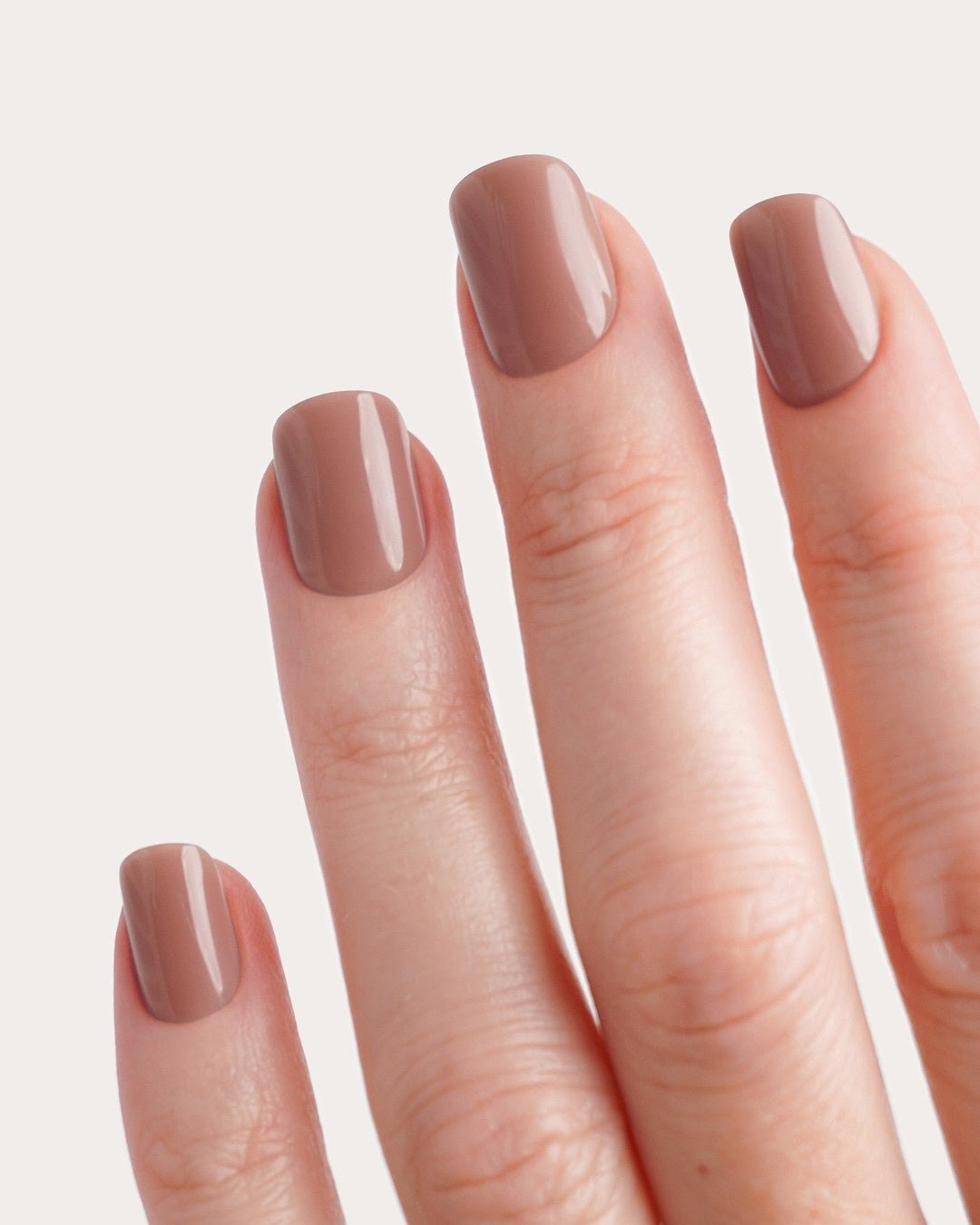 Espresso Extra Corte Quadrate Press Ons in Soft Gel