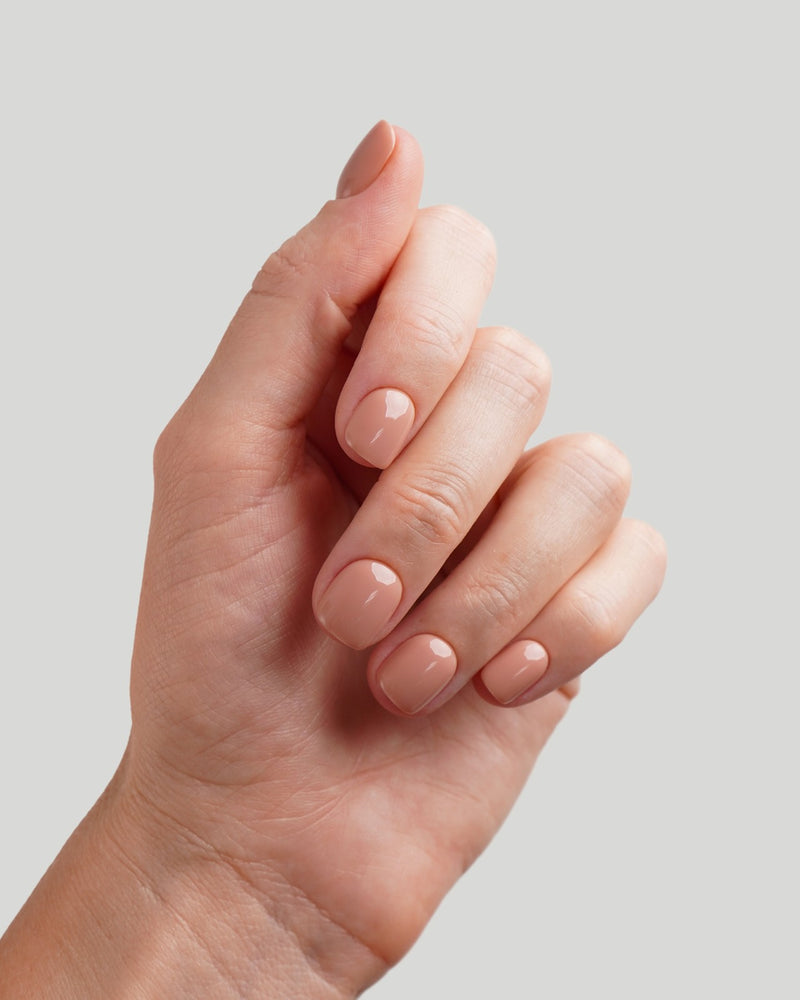 Espresso Ultra Corte Quadrate Press Ons in Soft Gel