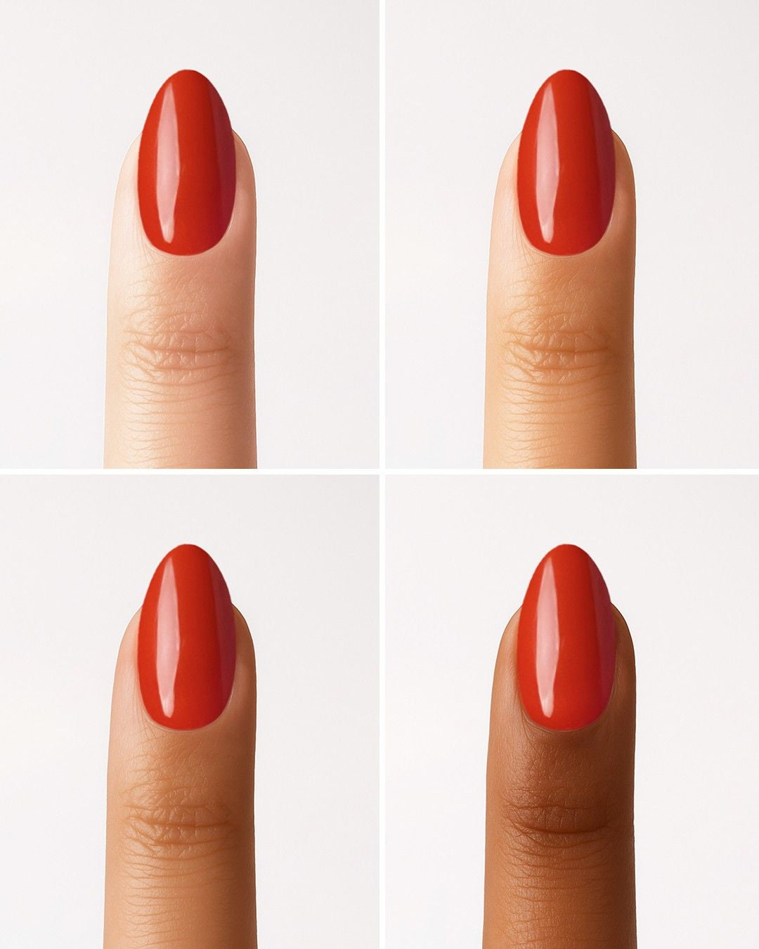 Press Ons in Soft Gel Fire Place Mandorla Corte - Doonails Italy