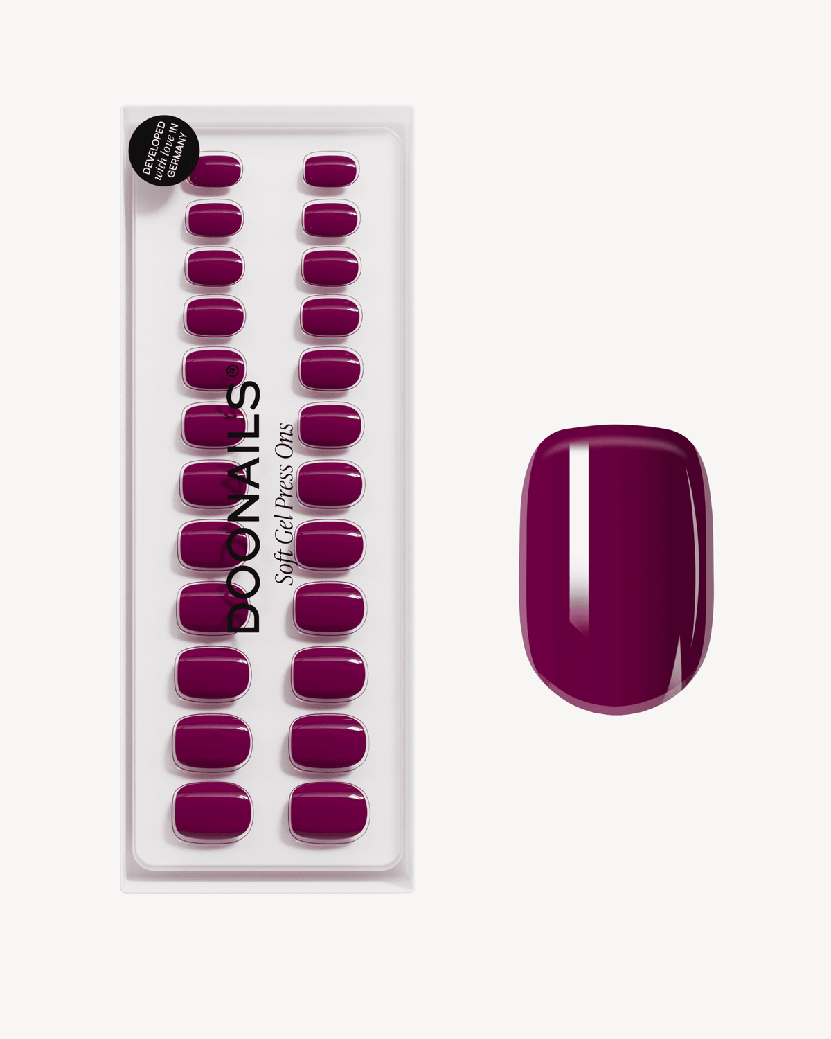 Into You Extra Corte Quadrate Press Ons in Soft Gel