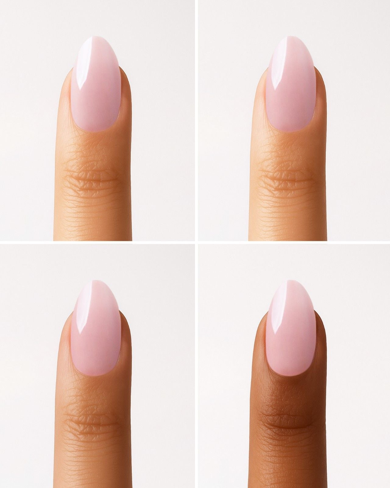 Jetset Corte Mandorla Press Ons in Soft Gel