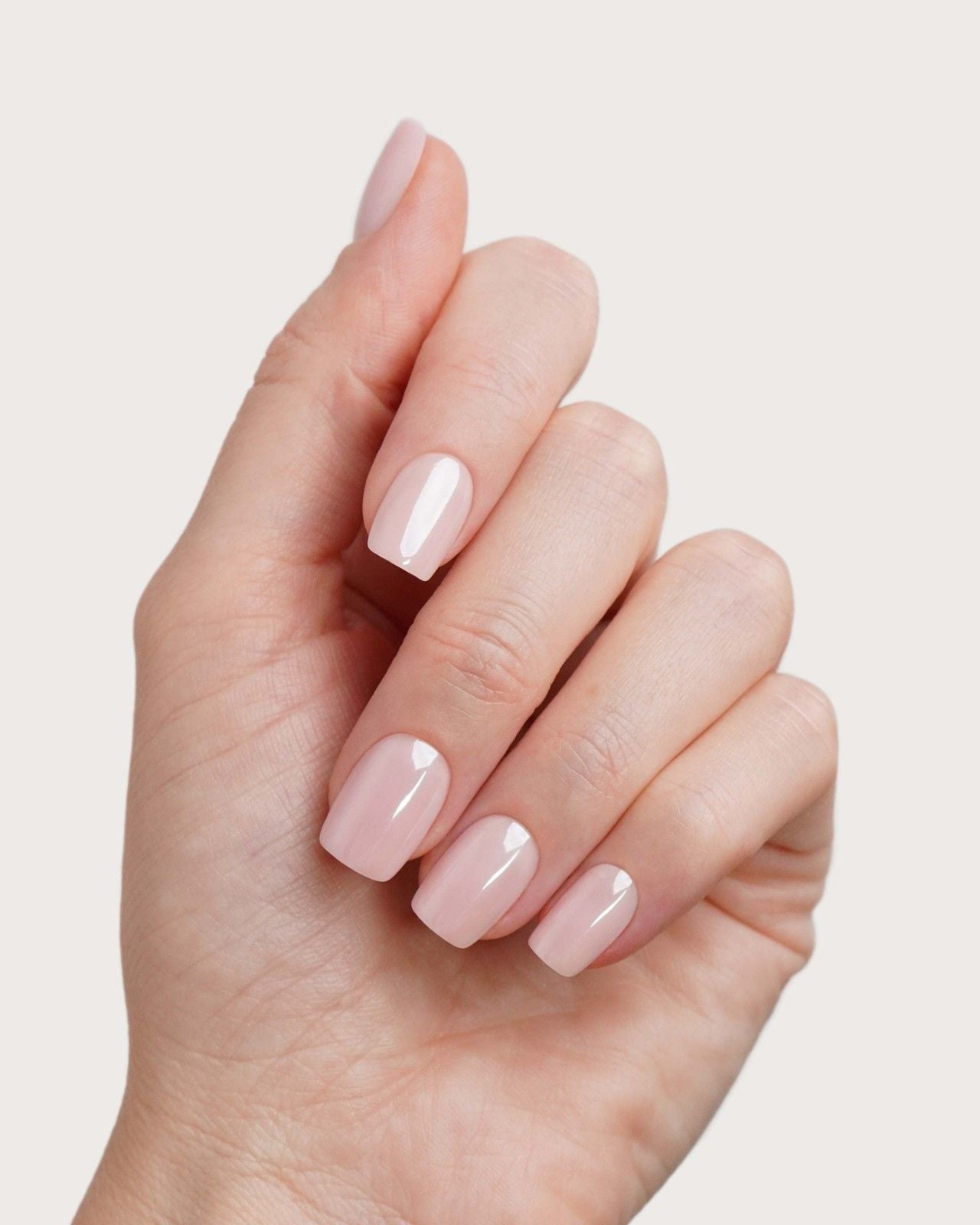 Jetset Corte Quadrate Press Ons in Soft Gel