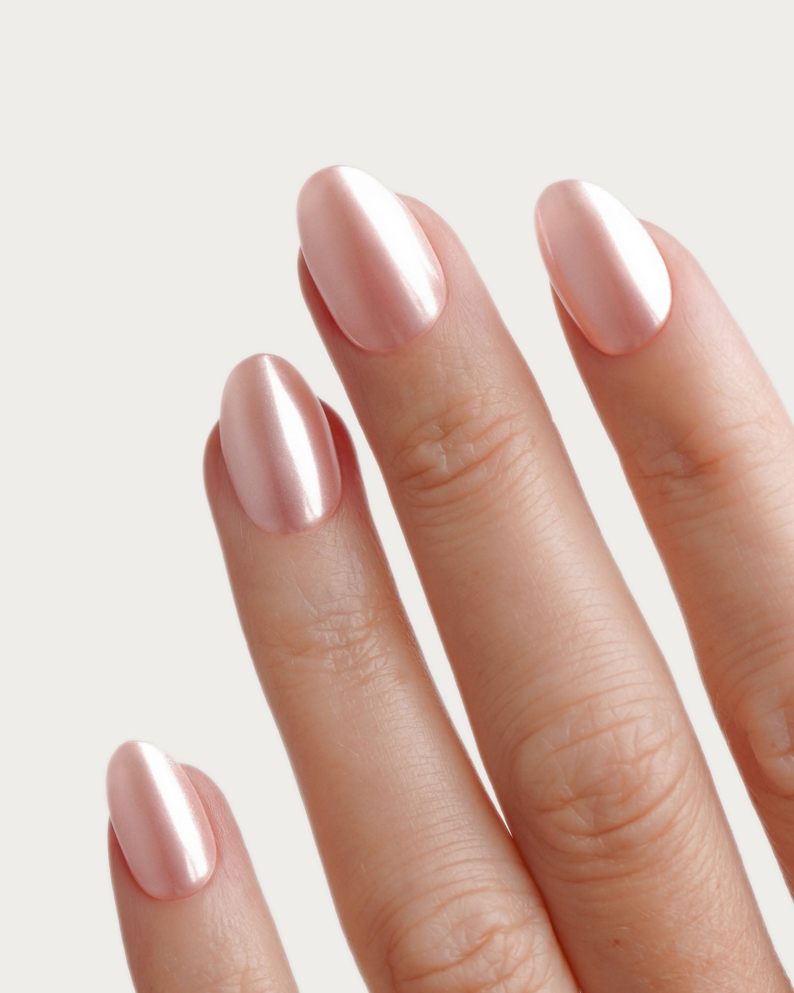 Edizione Limitata Glazed Rose Corte Rotonde Press Ons in Soft Gel