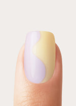 Edizione Limitata Pastel Pop Corte Quadrate Press Ons in Soft Gel