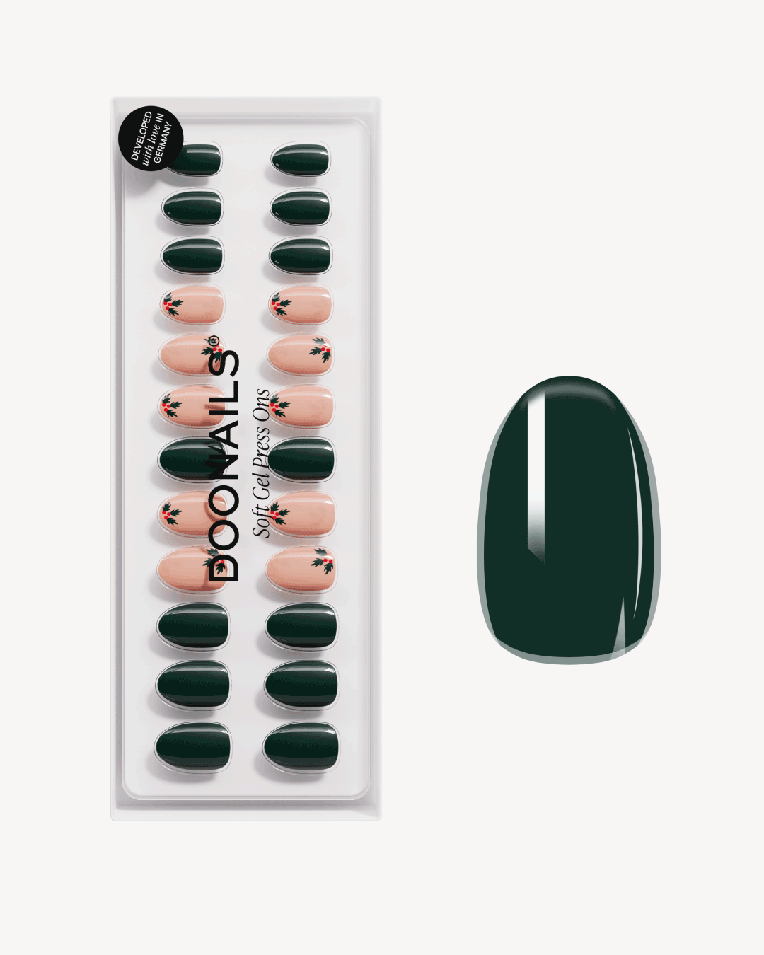 Mistletoe Kiss Limited Edition Soft Gel Press Ons Italy