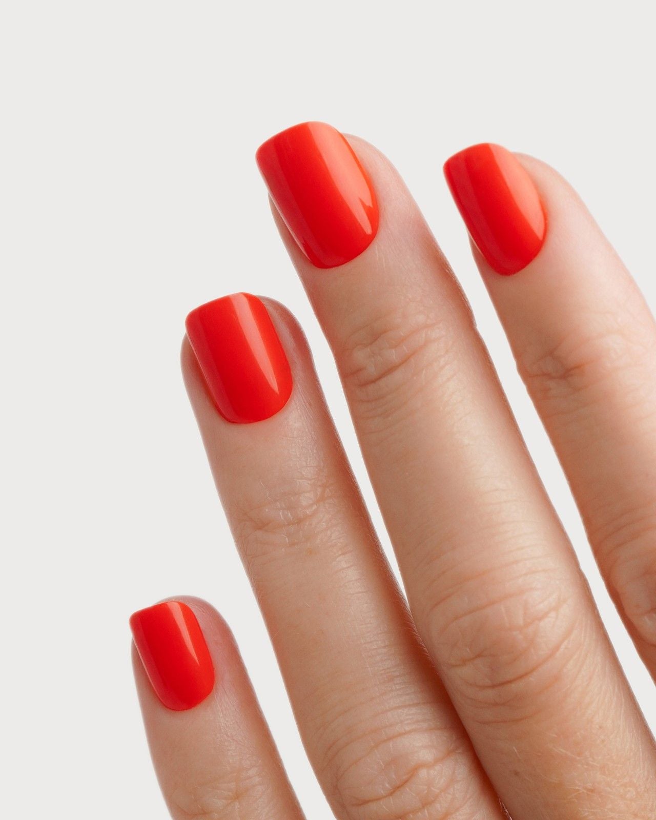 On Fire Extra Corte Quadrate Press Ons in Soft Gel