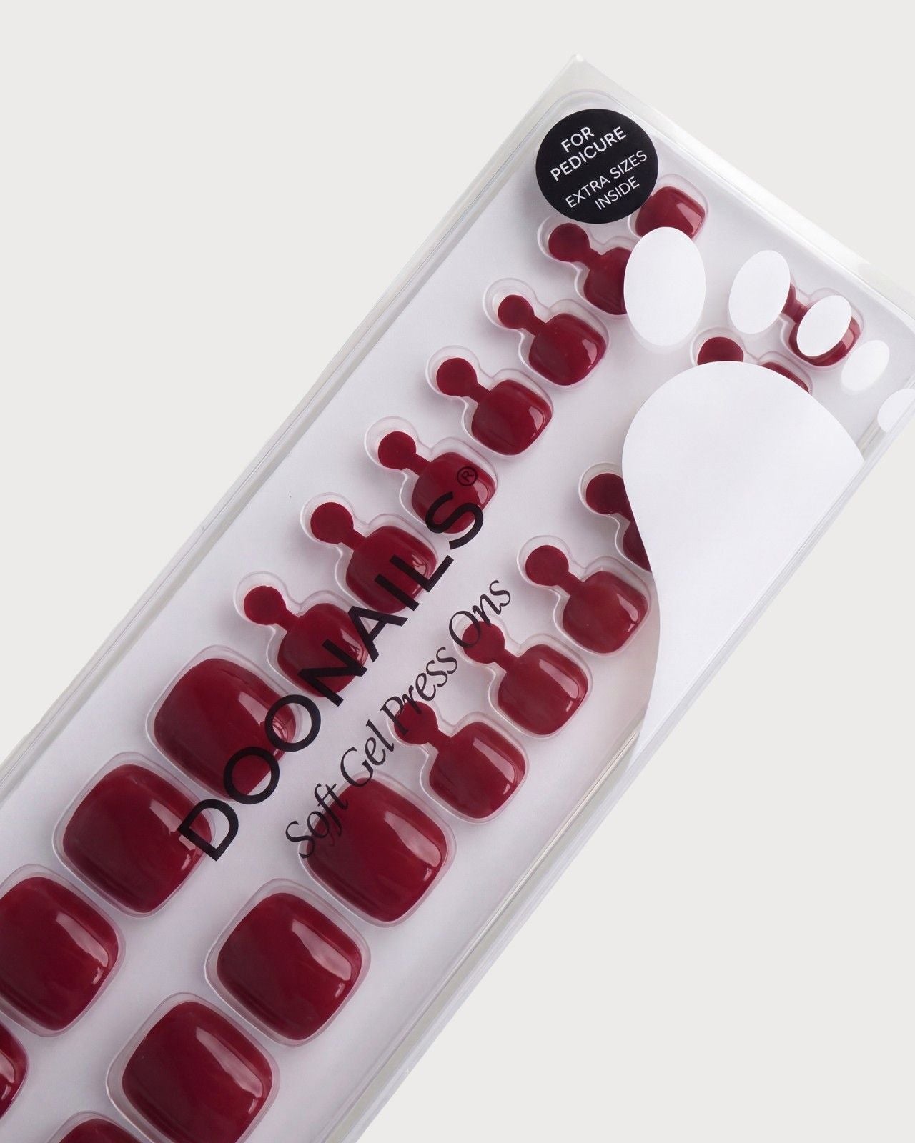 Love Paris Pedicure Press Ons in Soft Gel