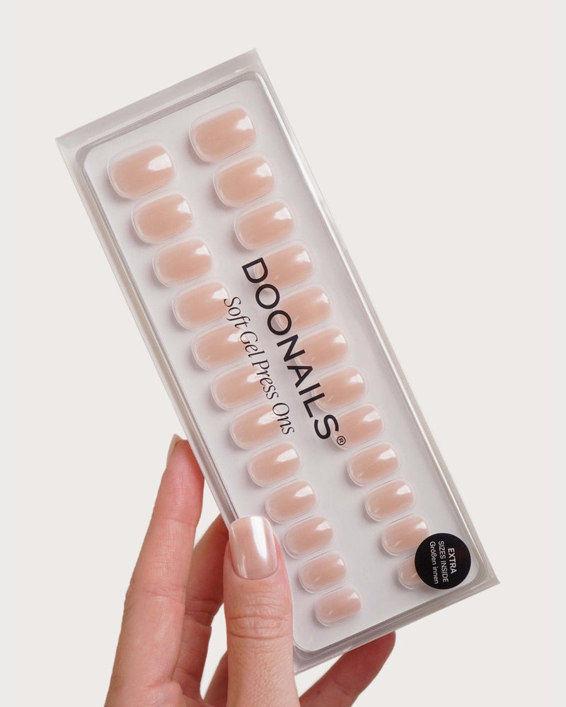 Prosecco Extra Corte Quadrate Press Ons in Soft Gel