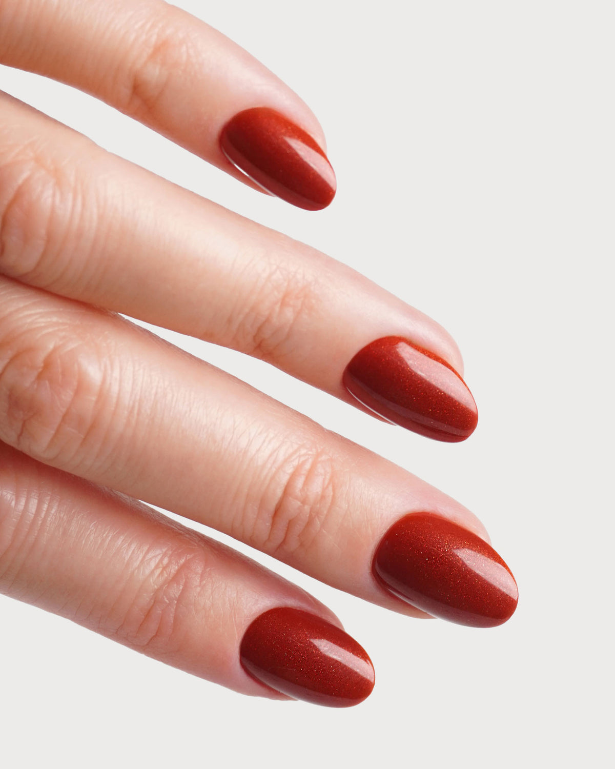 Red Glitter Soft Gel Press Onsdoonails