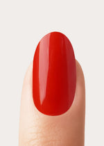Rose Red Medie Rotonde Press Ons in Soft Gel