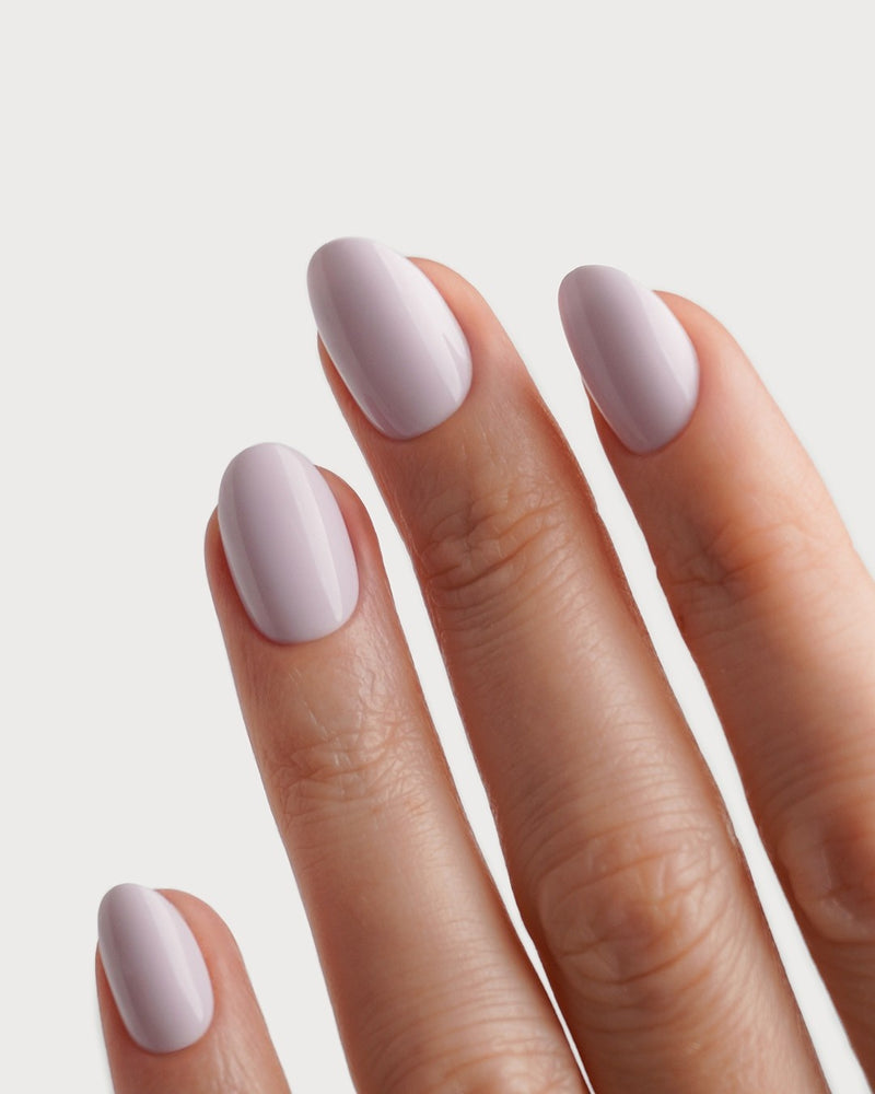 Soft Lilac Corte Rotonde Press Ons in Soft Gel