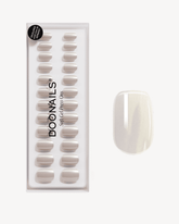 Toffee Corte Quadrate Press Ons in Soft Geldoonails