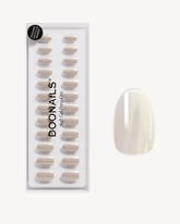 Toffee Corte Rotonde Press Ons in Soft Geldoonails