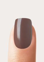 Truffle Corte Quadrate Press Ons in Soft Gel