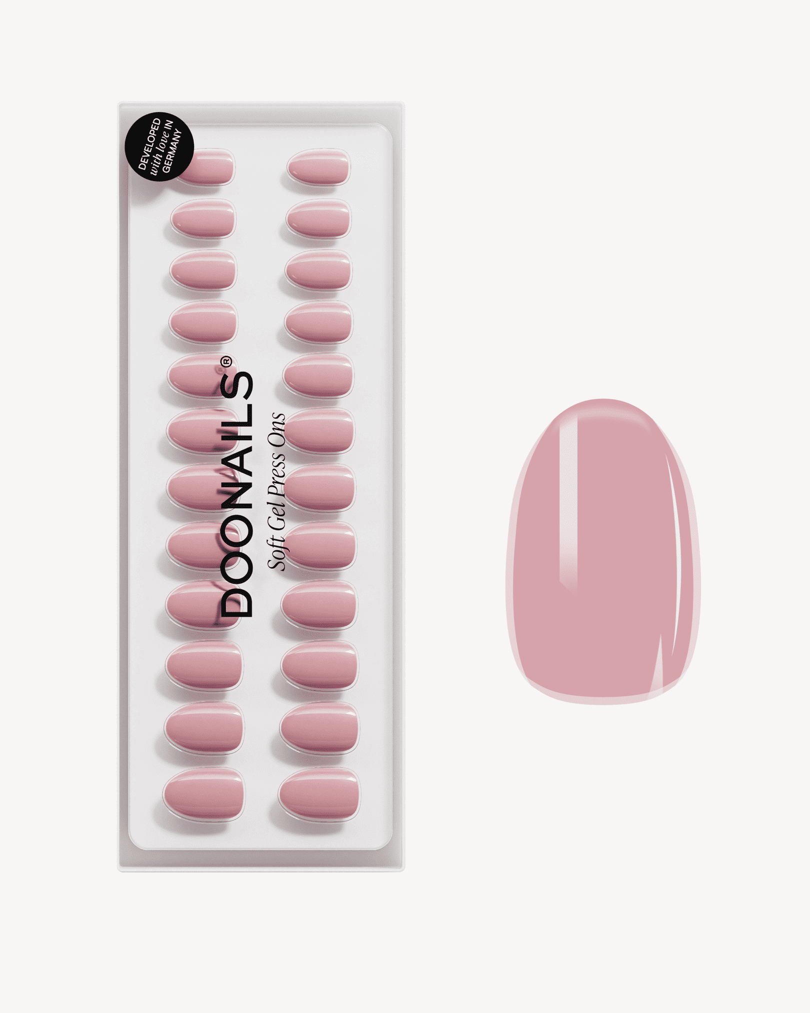 Valentine Crush Short Round Soft Gel Press Ons - Italy