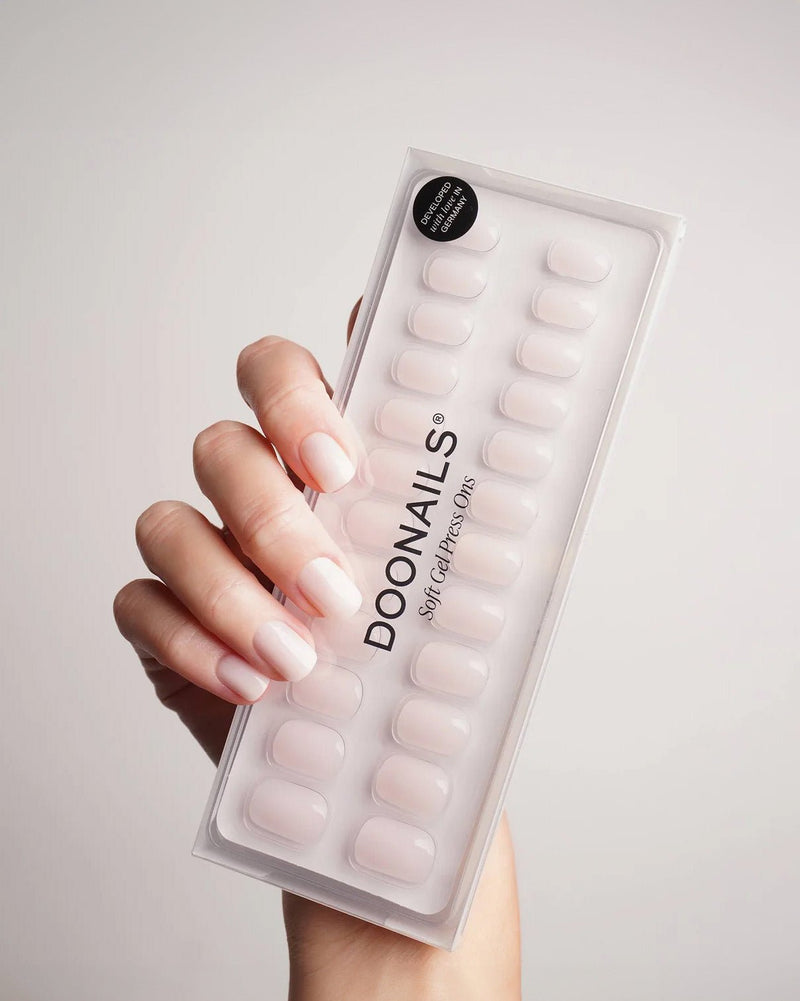 Press Ons in Soft Gel Pillow Talk Quadrate Extra Corte - Doonails Italy