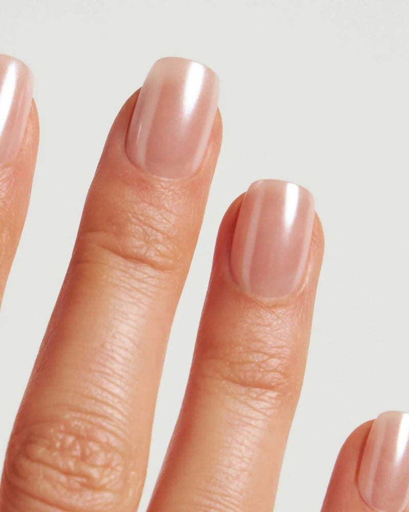 Press Ons in Soft Gel Prosecco Quadrate Corte - Doonails Italy