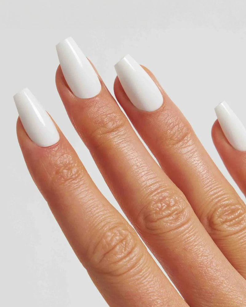 Press Ons in Soft Gel Snow White Coffin Corte - Doonails Italy