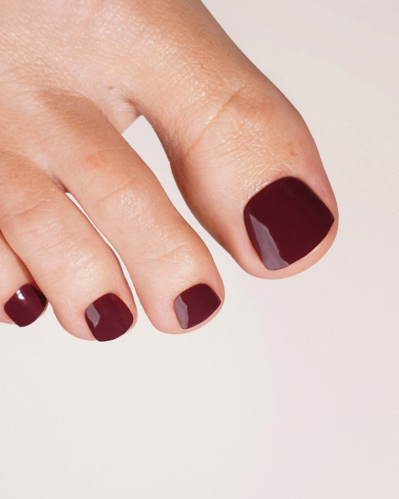 Plum Purple Mani & Pedi Set - Gel Strips - Doonails