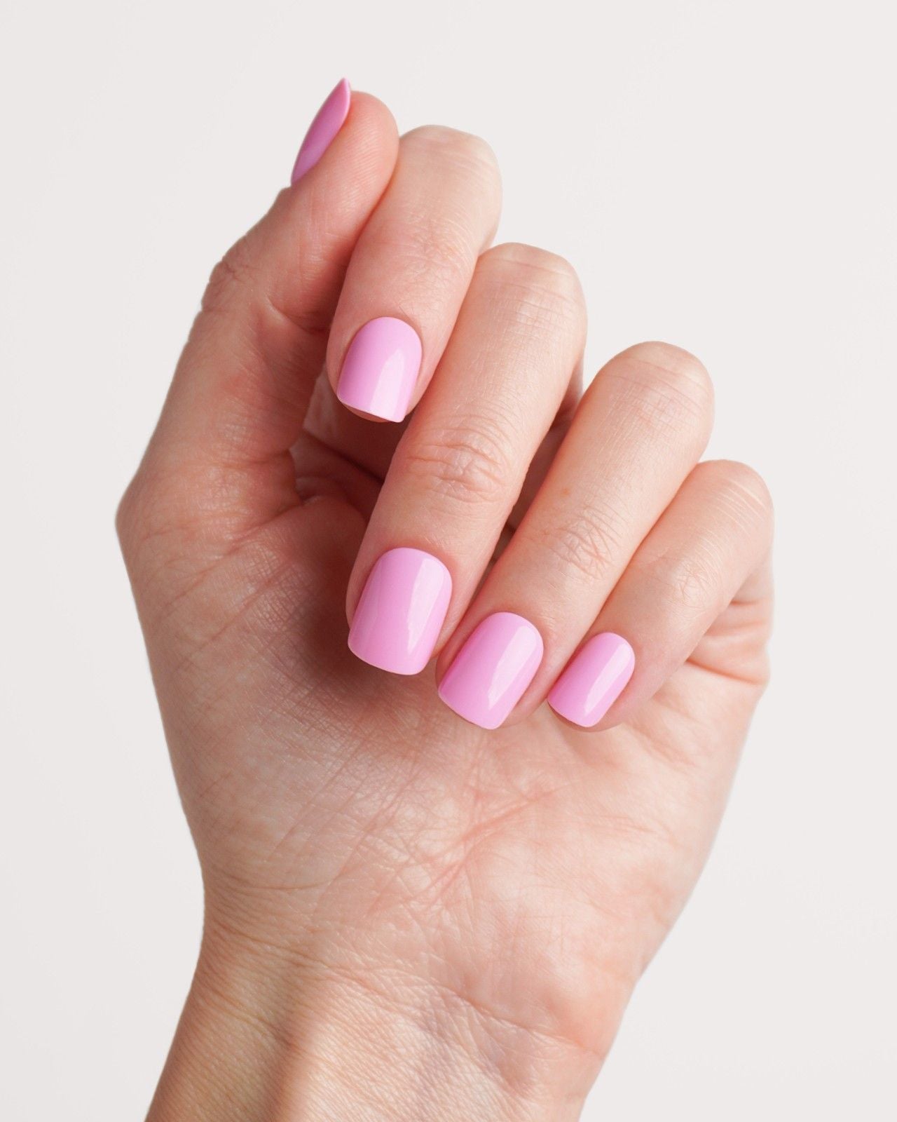 Press Ons in Soft Gel Barbie Girl Quadrate Extra Corte - Doonails Italy