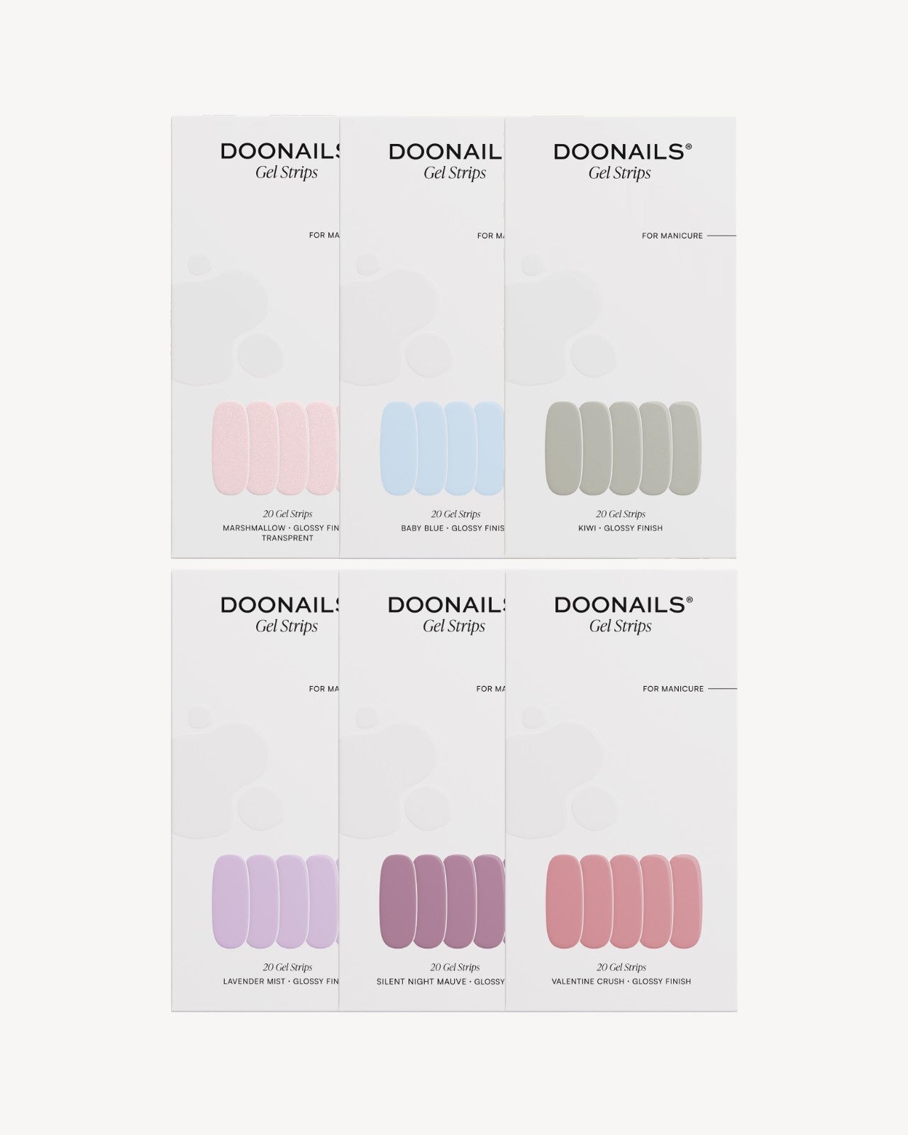 Pacchetto risparmio colori - Strisce in gel