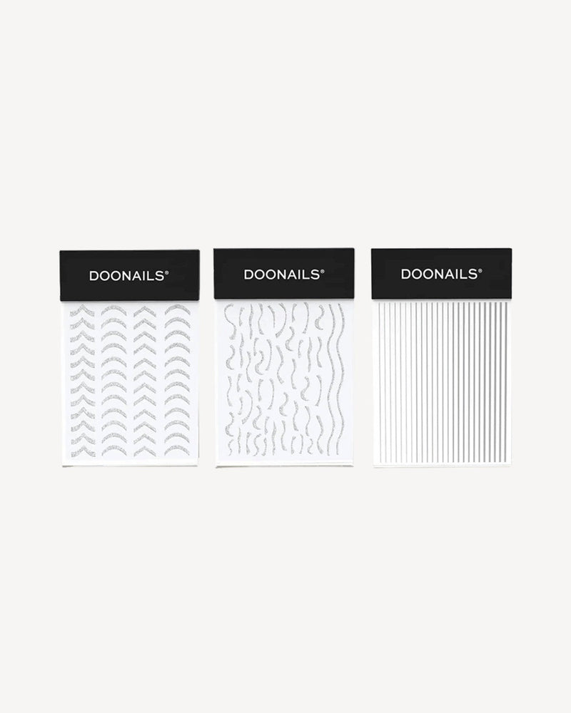 Set Adesivi per Unghie – Edizione Argento - Doonails Italy