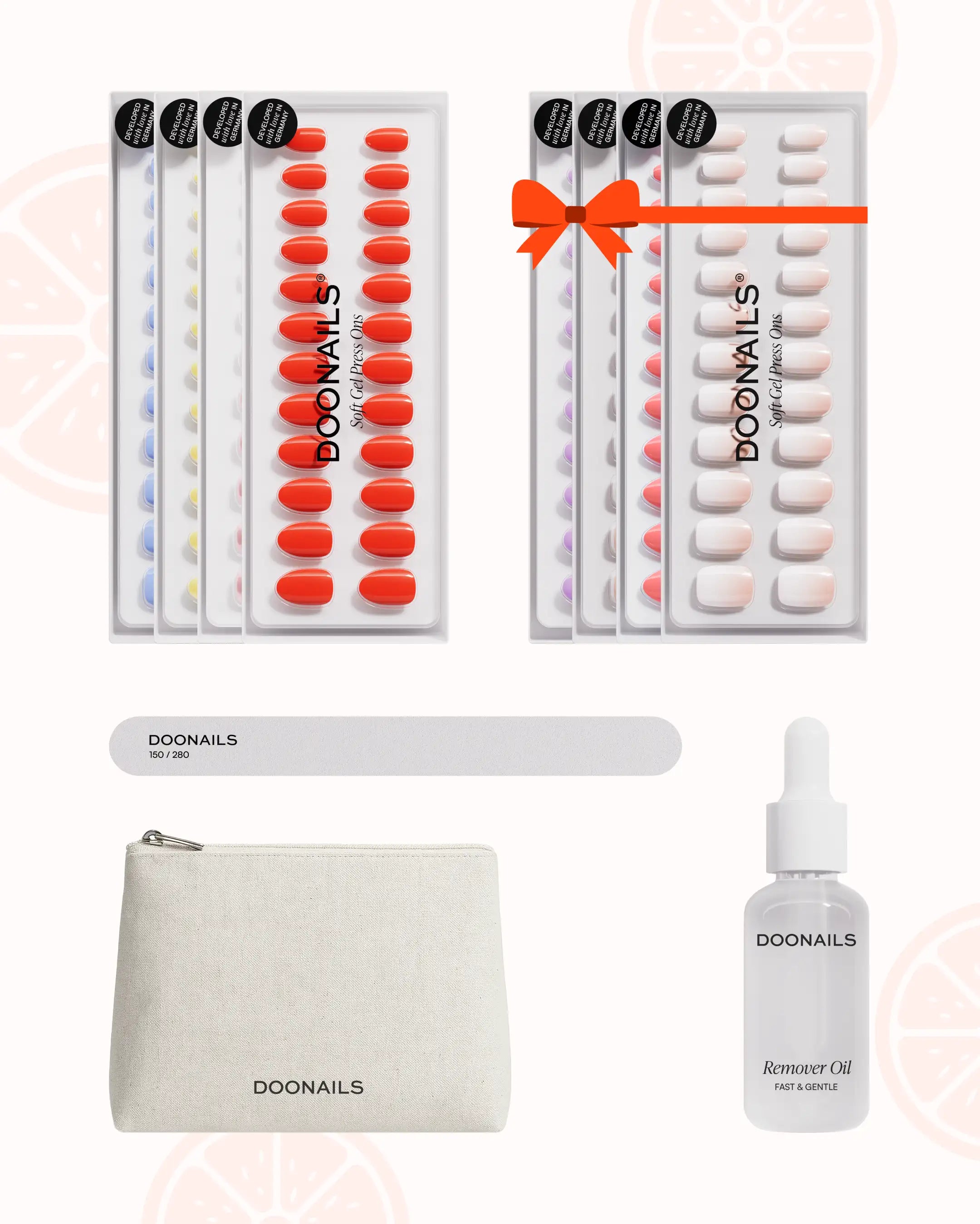Kit Iniziale Estate - Press Ons in Soft Gel
