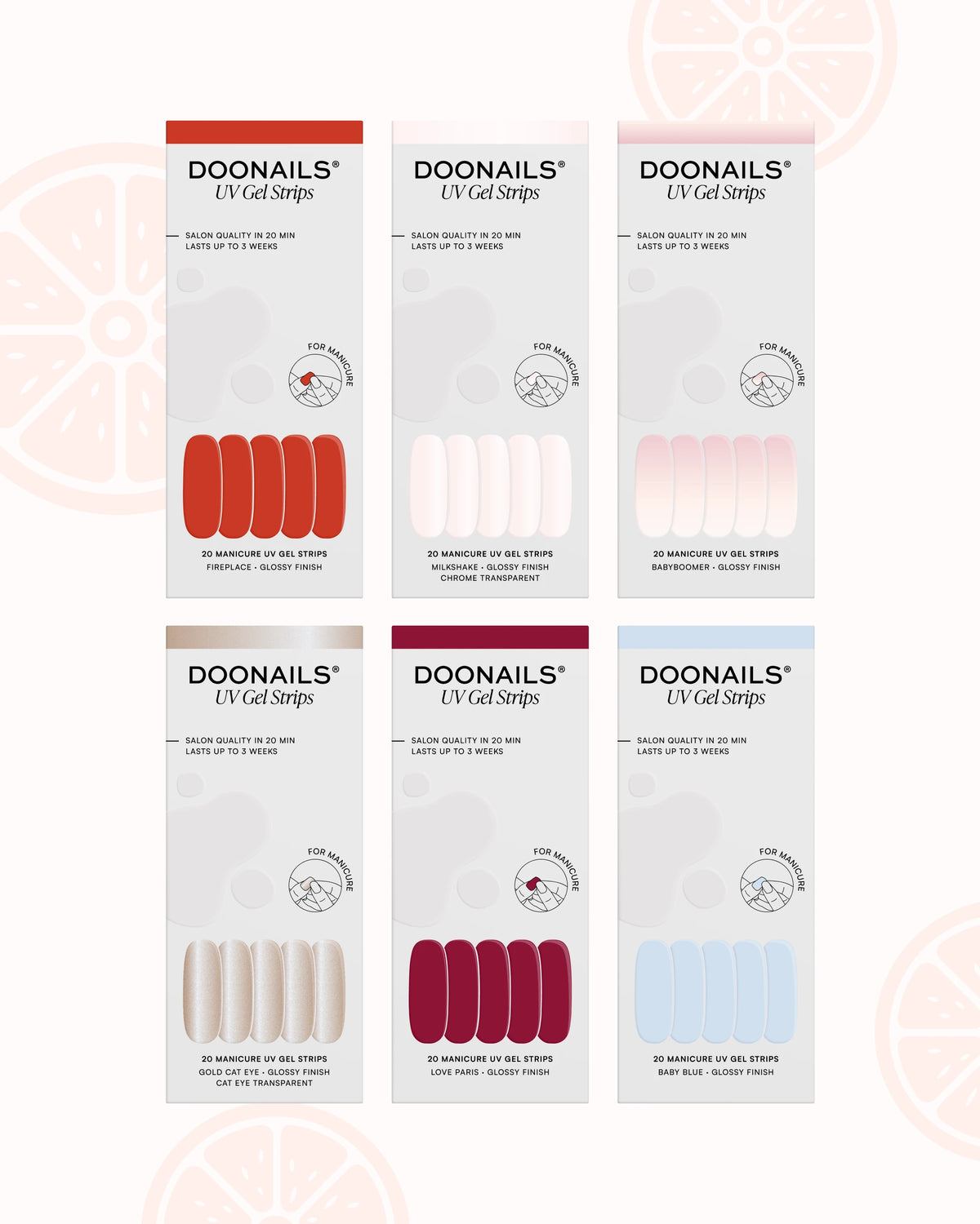 Pacchetto Mix & Match Ricarica - Strisce in geldoonails