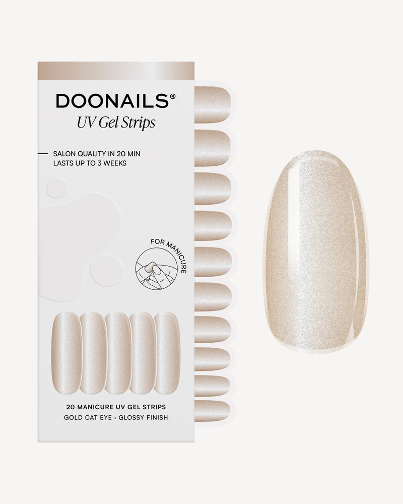 Gold Cat Eye Strisce in Gel UV