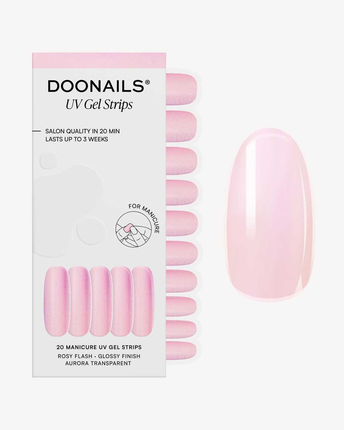 Rosy Flash Strisce in Gel UV