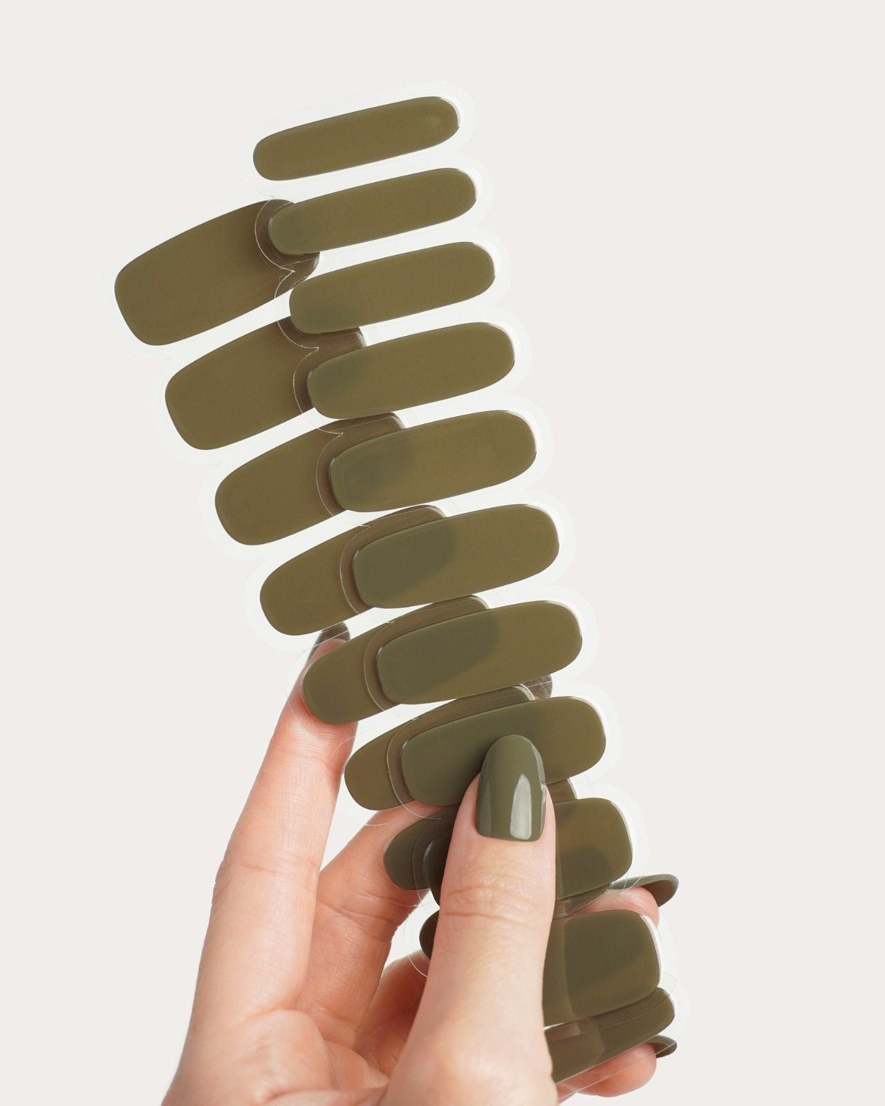 Strisce in gel Moss Green