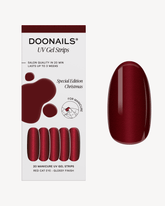 Red Cat Eye Gel Stripsdoonails
